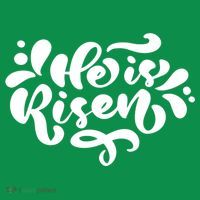 He Is Risen Easter Quote Mousepad thumb 1