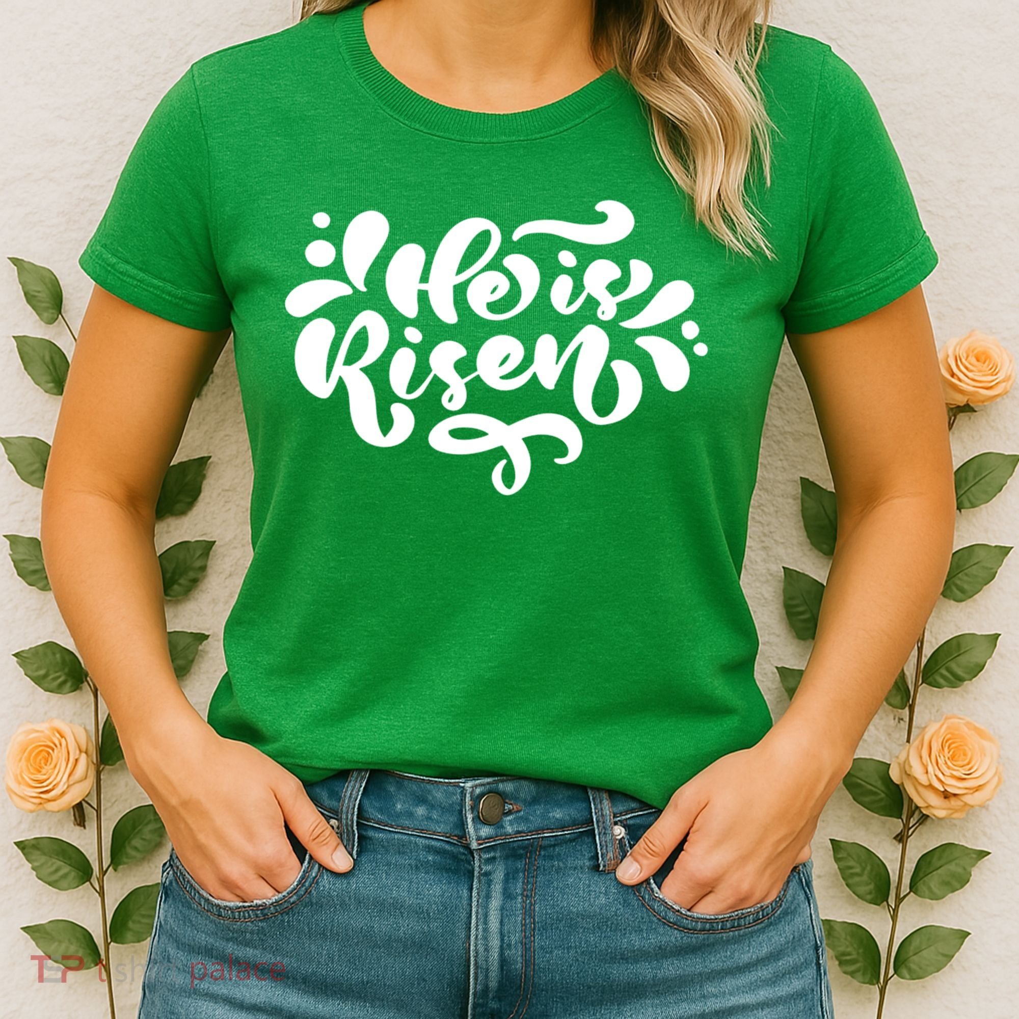 He Is Risen Easter Quote Women's T-Shirt