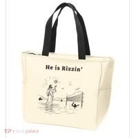 He Is Rizzin Jesus Volleyball Tote Bag thumb 3