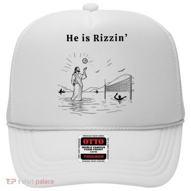 He Is Rizzin Jesus Volleyball Hat