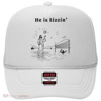 He Is Rizzin Jesus Volleyball Hat thumb 0