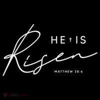 He Is Risen Jesus Easter Christian Toddler Hoodie thumb 2