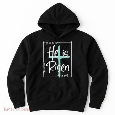 He Is Risen As He Said Christian Easter Day Hoodie