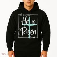 He Is Risen As He Said Christian Easter Day Hoodie thumb 2