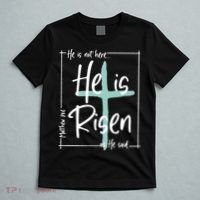 He Is Risen As He Said Christian Easter Day T-Shirt thumb 5