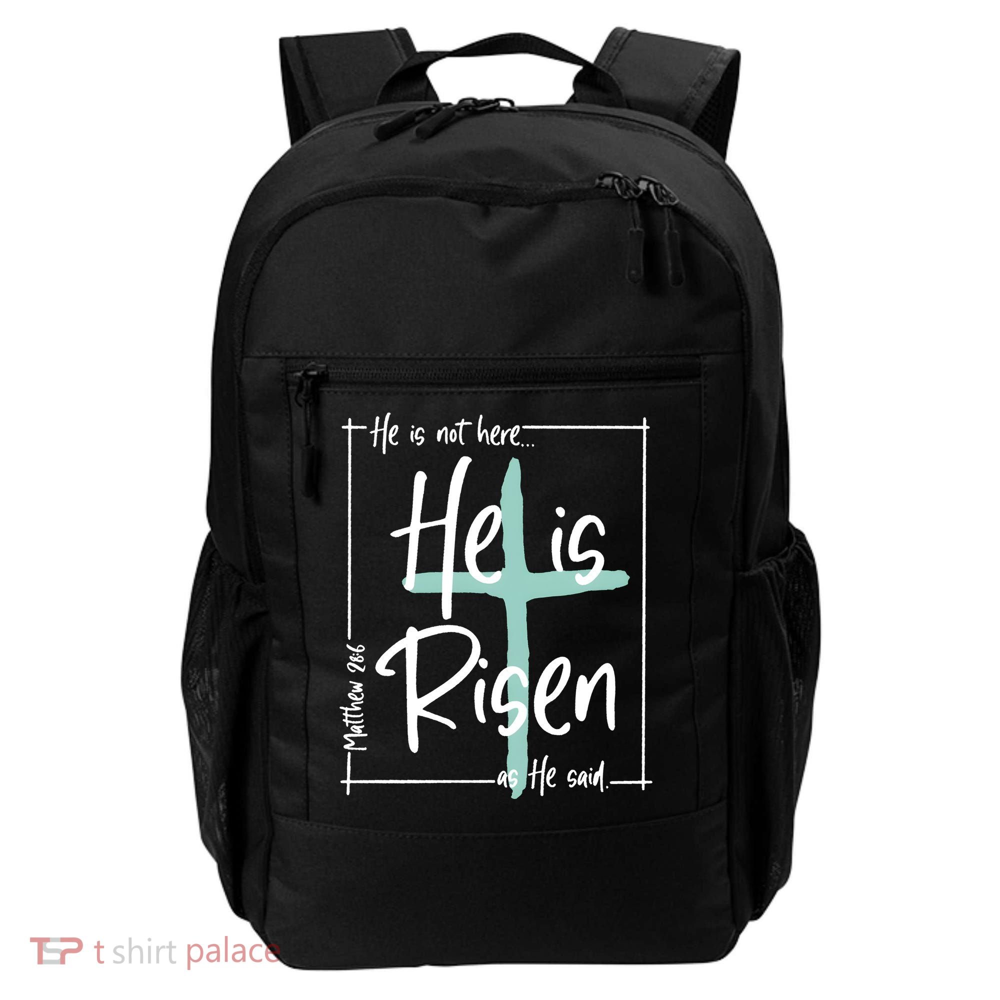 He Is Risen As He Said Christian Easter Day Backpack