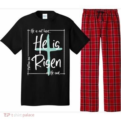 He Is Risen As He Said Christian Easter Day Pajama Set