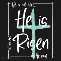 He Is Risen As He Said Christian Easter Day Pajama Set thumb 2