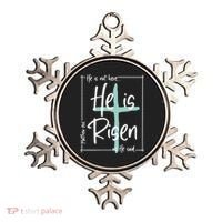He Is Risen As He Said Christian Easter Day Ornament thumb 0