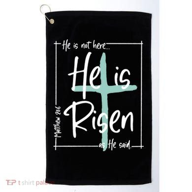 He Is Risen As He Said Christian Easter Day Golf Towel
