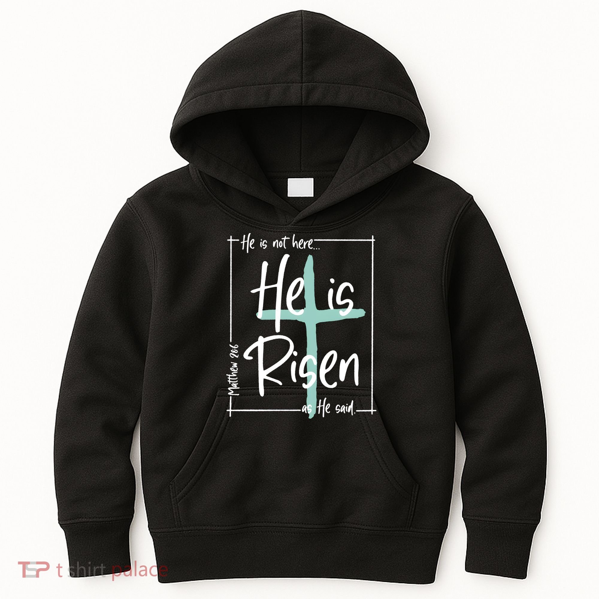 He Is Risen As He Said Christian Easter Day Kids Hoodie
