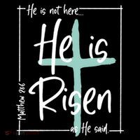 He Is Risen As He Said Christian Easter Day Kids Hoodie thumb 5