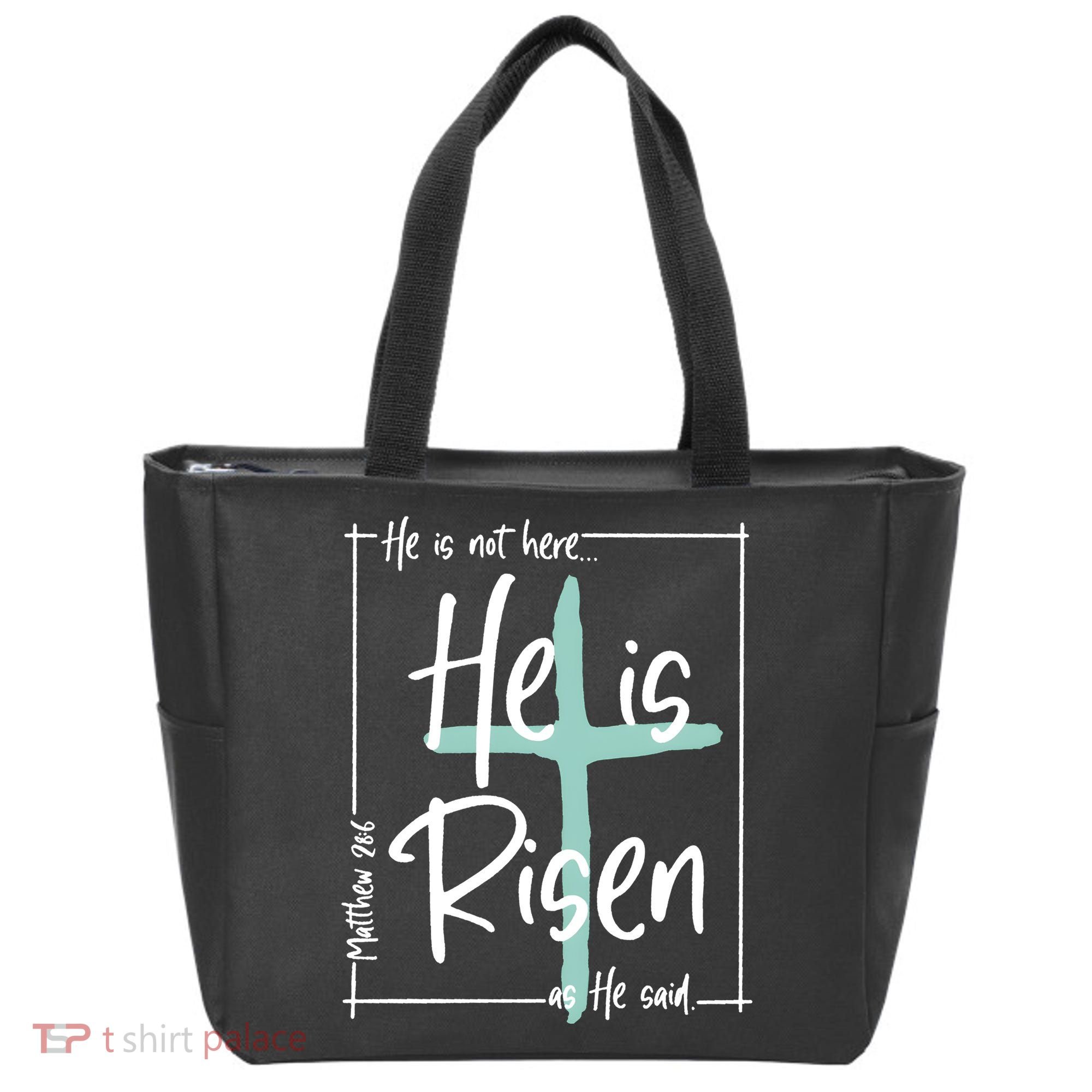 He Is Risen As He Said Christian Easter Day Tote Bag