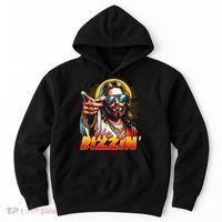 He Is Rizzin' Funny Jesus Christian Happy Easter Eggs  Hoodie thumb 0
