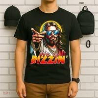 He Is Rizzin' Funny Jesus Christian Happy Easter Eggs  T-Shirt thumb 6