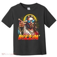 He Is Rizzin' Funny Jesus Christian Happy Easter Eggs  Toddler T-Shirt thumb 0
