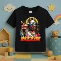He Is Rizzin' Funny Jesus Christian Happy Easter Eggs  Toddler T-Shirt thumb 3
