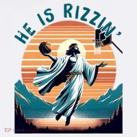He Is Rizzin Basketball Jesus Retro Easter Christian Women's Hoodie thumb 2