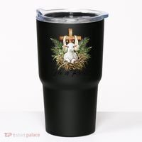 He Is Risen Lamb Cross Jesus Religious Christian Women Tumbler thumb 0