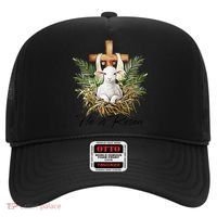 He Is Risen Lamb Cross Jesus Religious Christian Women Hat thumb 0