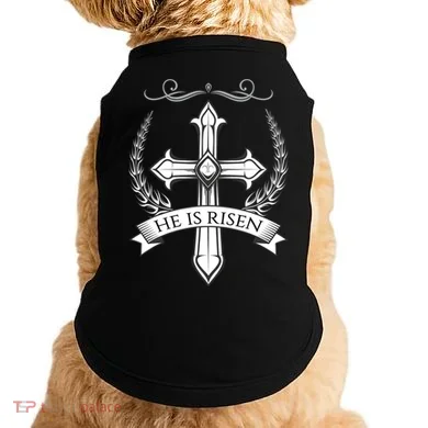 He Is Risen Easter Christ Doggie Tank