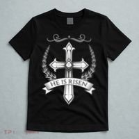 He Is Risen Easter Christ T-Shirt thumb 5