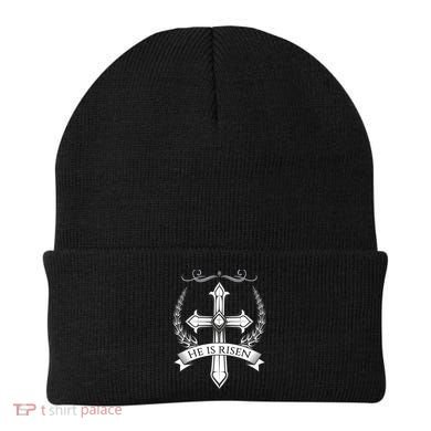 He Is Risen Easter Christ Beanie