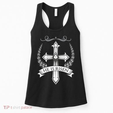 He Is Risen Easter Christ Women's Tank Top