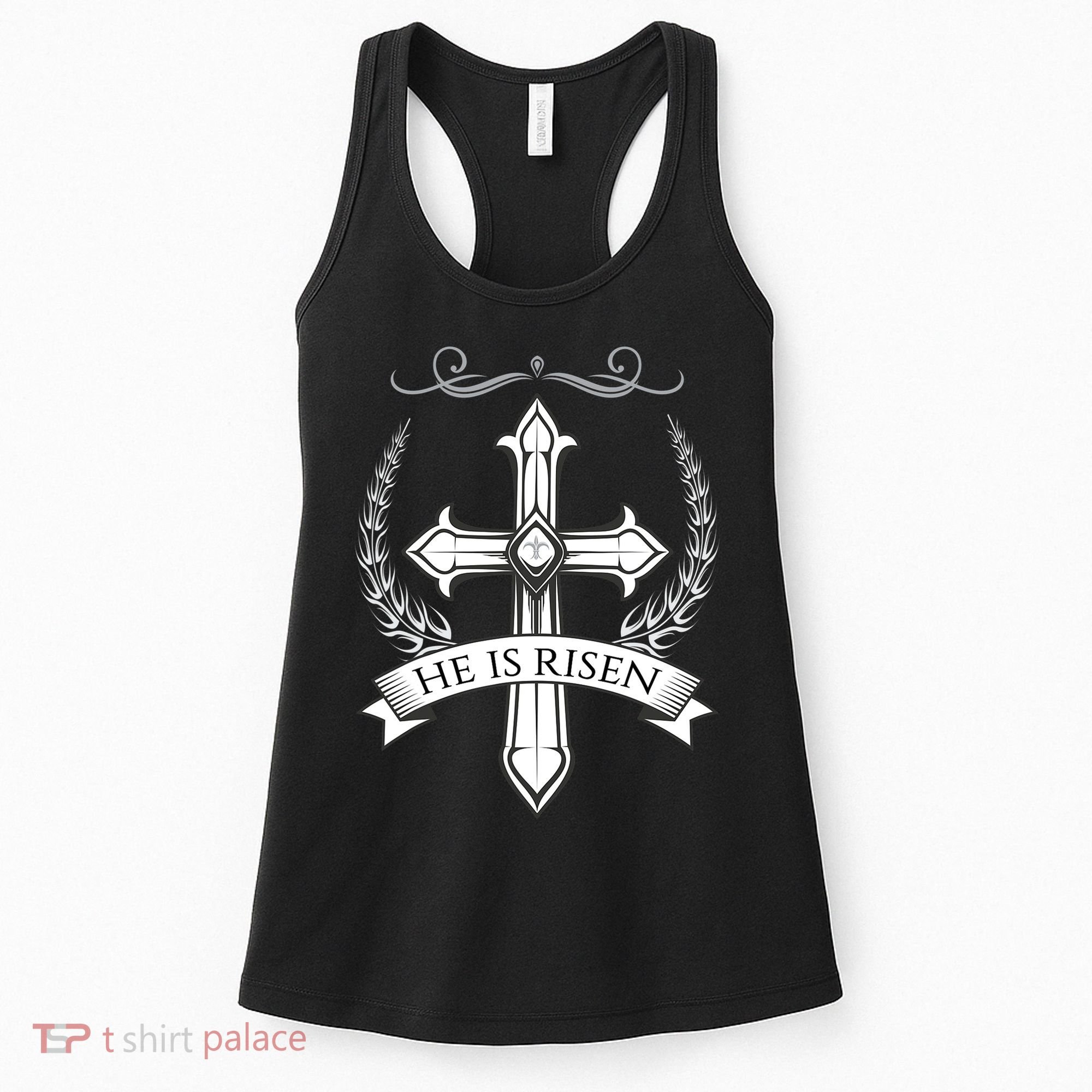 He Is Risen Easter Christ Women's Tank Top