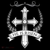 He Is Risen Easter Christ Toddler Hoodie thumb 2