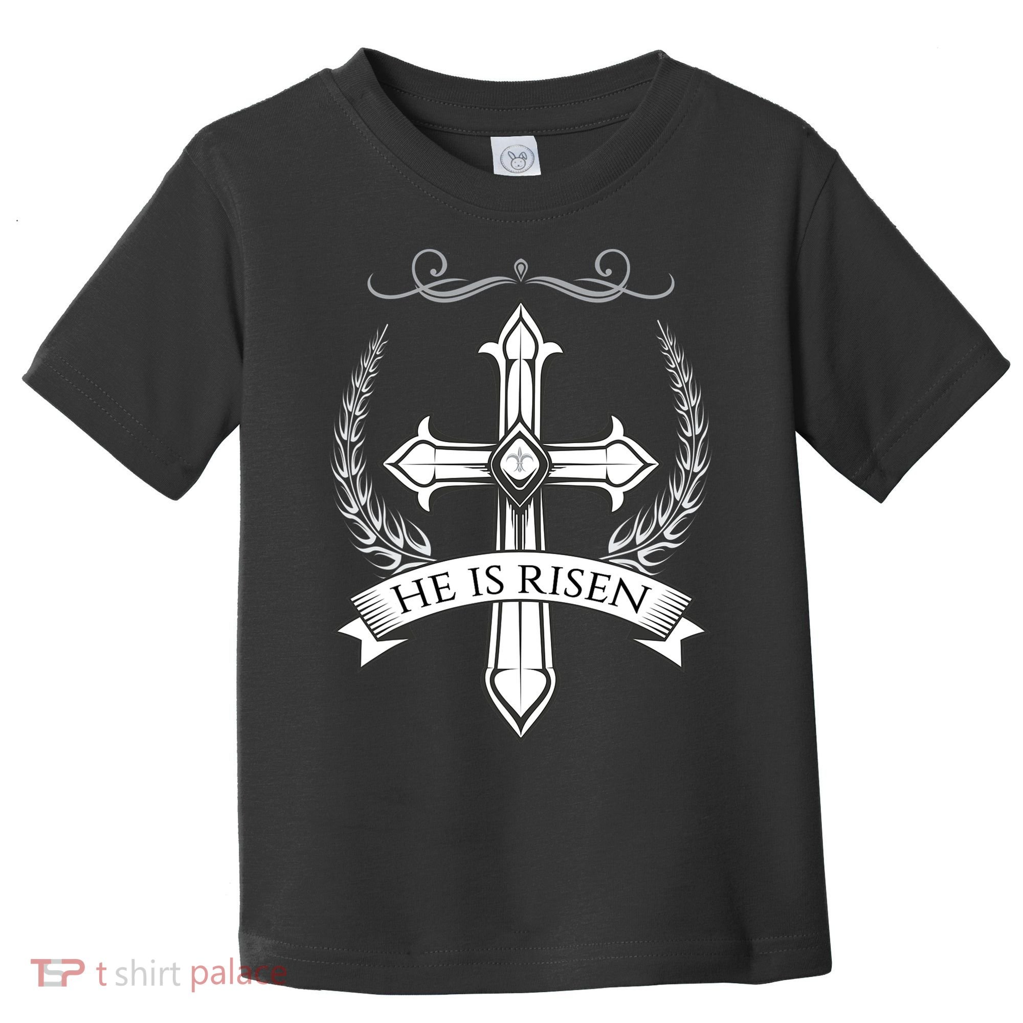 He Is Risen Easter Christ Toddler T-Shirt