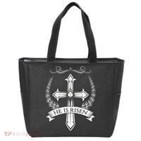 He Is Risen Easter Christ Tote Bag thumb 0