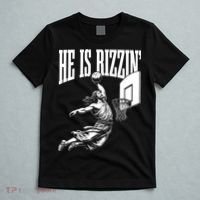 He Is Rizzin Funny Jesus Meme He Is Rizzen T-Shirt thumb 5