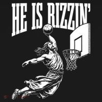 He Is Rizzin Funny Jesus Meme He Is Rizzen Baby Bodysuit thumb 2