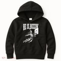 He Is Rizzin Funny Jesus Meme He Is Rizzen Kids Hoodie thumb 0