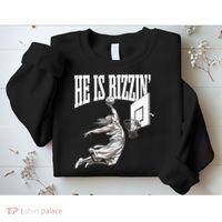 He Is Rizzin Basketball Jesus Dunk Memes Humor Sweatshirt thumb 2
