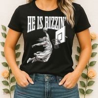 He Is Rizzin Basketball Jesus Dunk Memes Humor Women's T-Shirt thumb 2