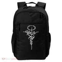 He Is Risen Cross Jesus Religious Easter Day Christians Backpack thumb 0