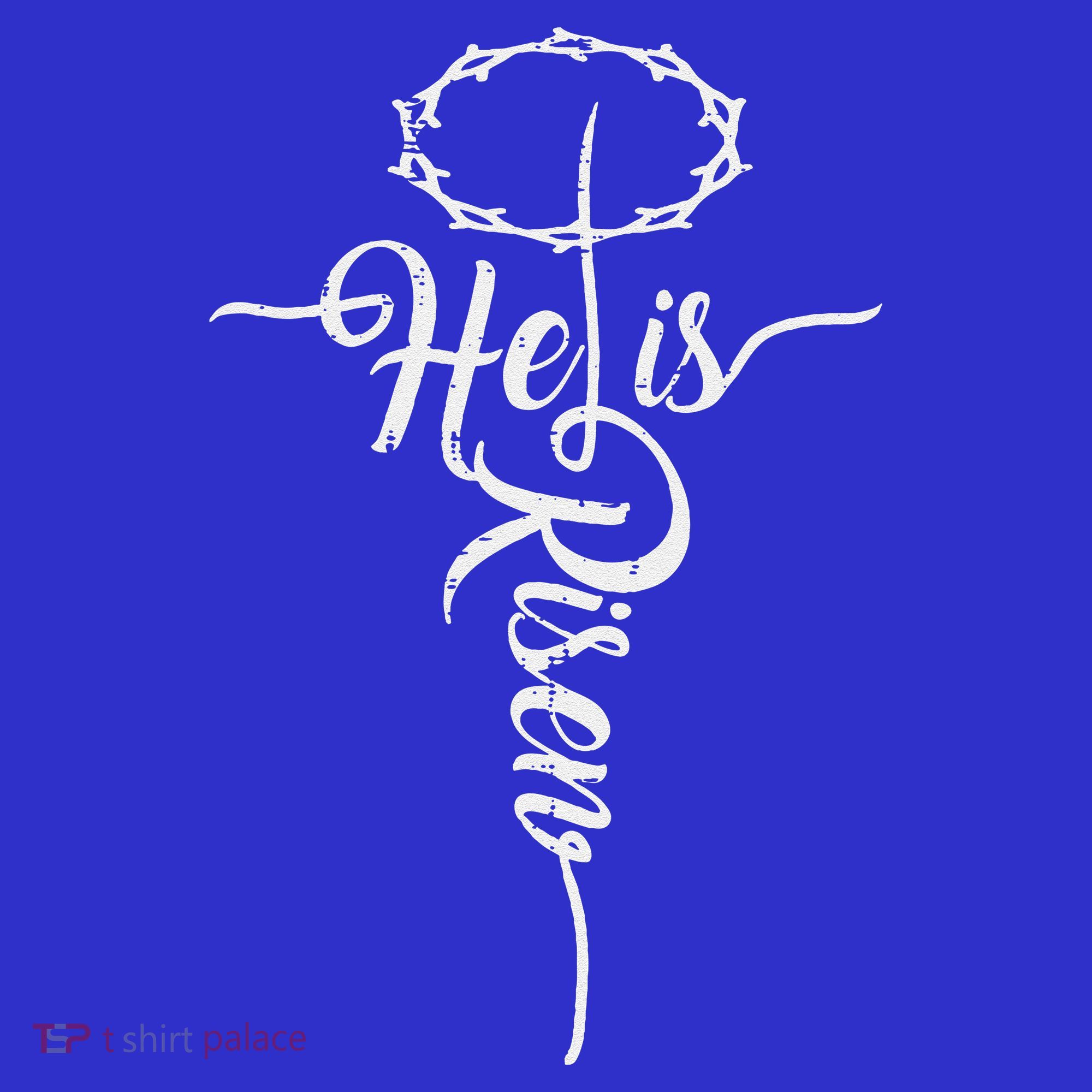He Is Risen Cross Jesus Religious Easter Day Christians Apron
