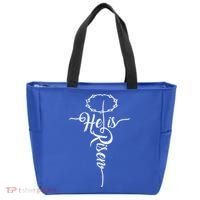 He Is Risen Cross Jesus Religious Easter Day Christians Tote Bag thumb 0