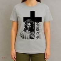 He Is Risen Jesus Paid It All T-Shirt thumb 4