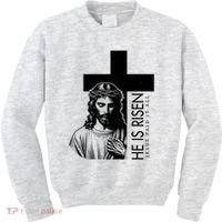 He Is Risen Jesus Paid It All Kids Sweatshirt thumb 0