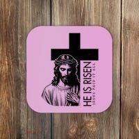He Is Risen Jesus Paid It All Coaster thumb 0