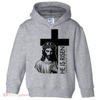 He Is Risen Jesus Paid It All Toddler Hoodie thumb 0