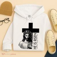 He Is Risen Jesus Paid It All Hoodie thumb 4