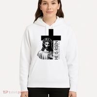 He Is Risen Jesus Paid It All Hoodie thumb 5