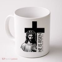 He Is Risen Jesus Paid It All Coffee Mug thumb 0