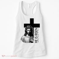 He Is Risen Jesus Paid It All Women's Tank Top thumb 0