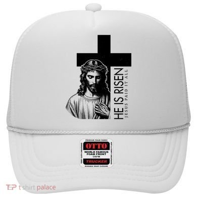 He Is Risen Jesus Paid It All Hat