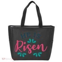 He Is Risen Easter Jesus Tote Bag thumb 0